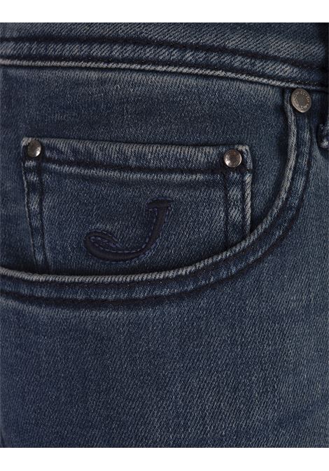 Nick Slim Fit Jeans In Dark Blue Super Stretch Denim JACOB COHEN | UQM06-31-S-4197912D