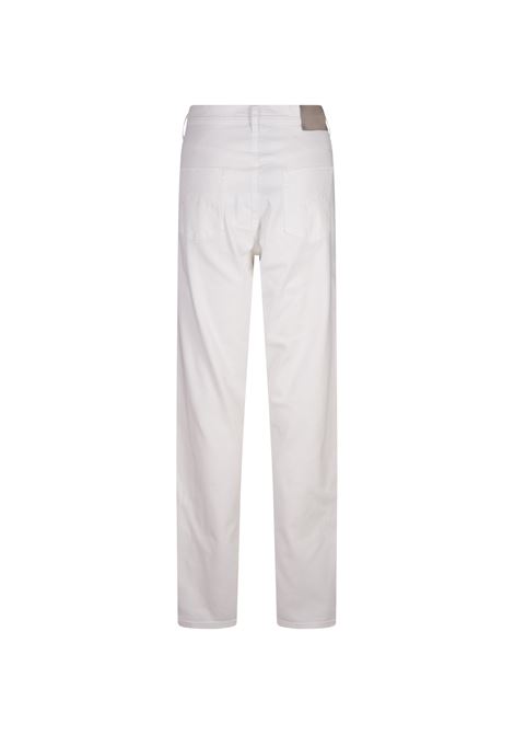 Gigi Over Jeans In White Denim JACOB COHEN | VQ035-13-S-3954A00