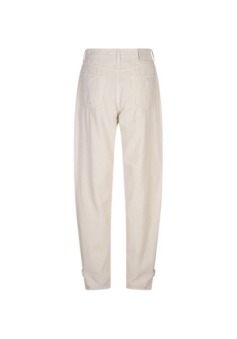 White Corduroy Willow Trousers JACOB COHEN | VQ042-05-T-671AA46