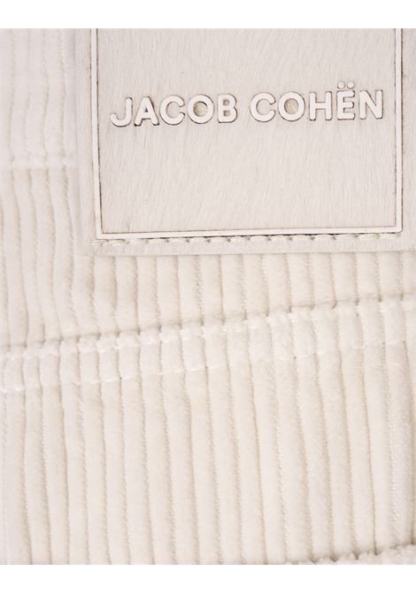 White Corduroy Willow Trousers JACOB COHEN | VQ042-05-T-671AA46