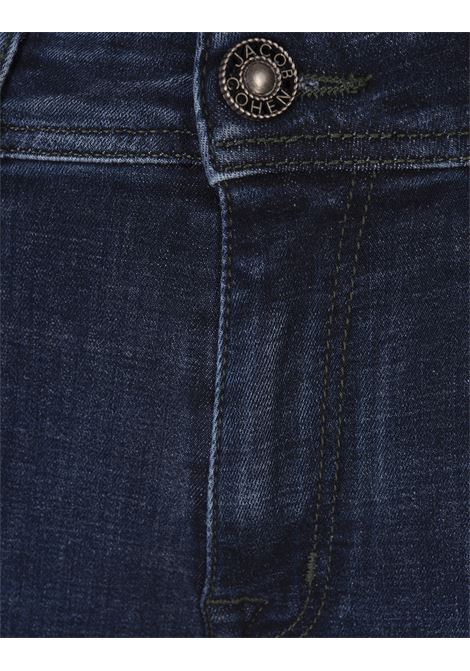 Vivian Bootcut Jeans in Medium Blue Power Stretch Denim JACOB COHEN | VQ043-02-P-0005349F