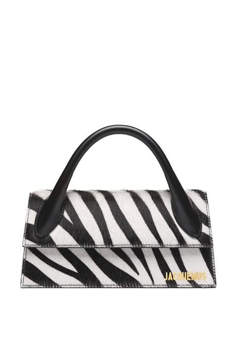 Borsa Il Chiquito Lunga Black And White Zembra JACQUEMUS | 213BA004-32099DZ