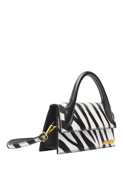 Borsa Il Chiquito Lunga Black And White Zembra JACQUEMUS | 213BA004-32099DZ