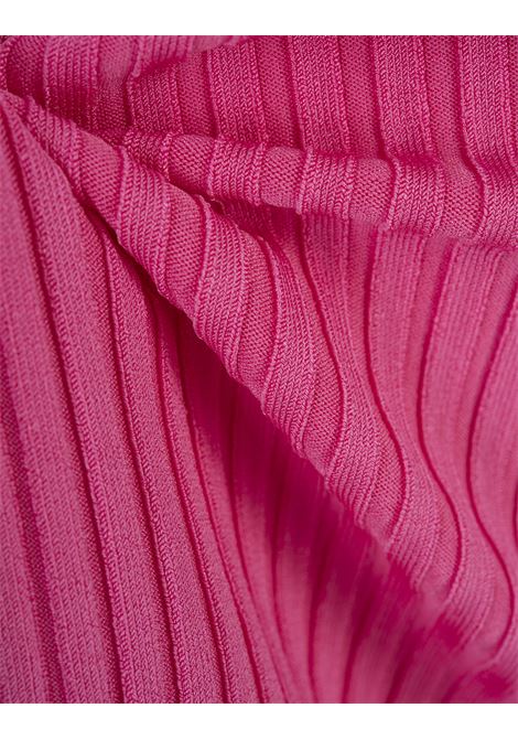 Cardigan La Maille Pralù Longue Neon Pink JACQUEMUS | 223KN500-2190434