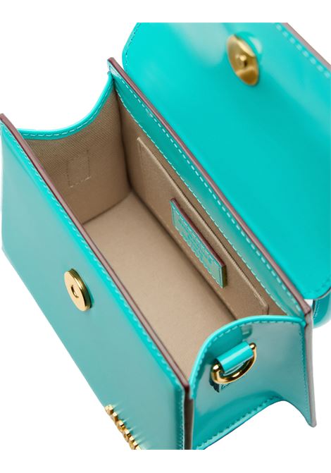 Turquoise Le Chiquito Moyen Boucle Bag JACQUEMUS | 233BA327-3128340