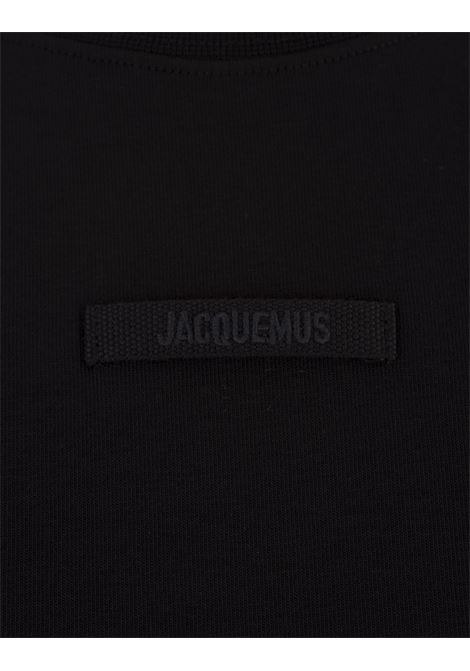 Le T-Shirt Gros Grain In Black JACQUEMUS | 241JS133-2031990
