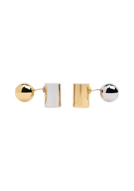 Les Boucles Perlina Earrings In Gold and Silver JACQUEMUS | 241JW720-5845276