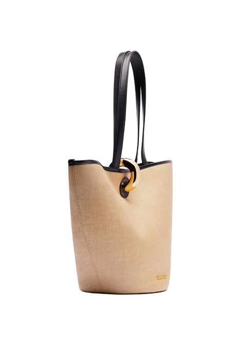 Borsa Le Bambola In Avorio/Nero JACQUEMUS | 243BA382-32151FY