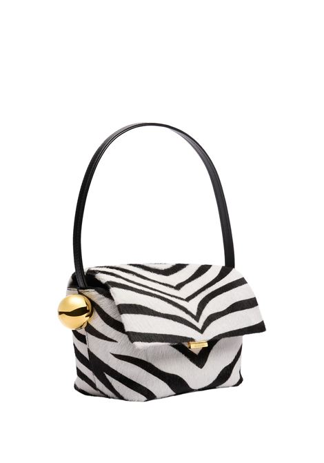 Borsa Il Rond Carré Black And White Zembra JACQUEMUS | 243BA383-32099DZ