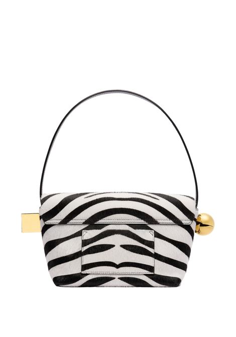 Borsa Il Rond Carré Black And White Zembra JACQUEMUS | 243BA383-32099DZ