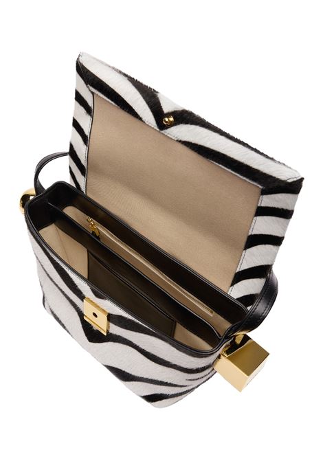 Borsa Il Rond Carré Black And White Zembra JACQUEMUS | 243BA383-32099DZ