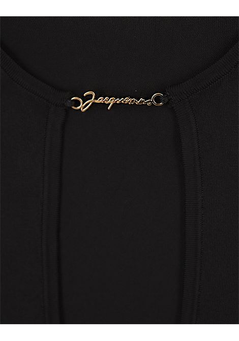 Cardigan Le Haut Pralù Nero JACQUEMUS | 243KN470-2358990