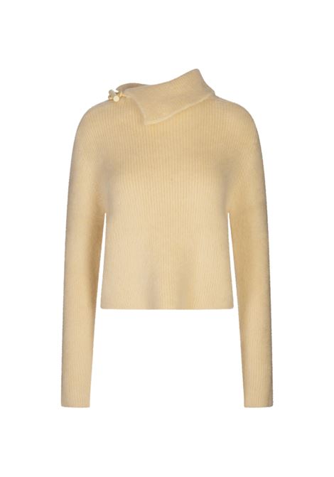 Le Pull Marina Sweater In Light Yellow JACQUEMUS | 243KN545-2317210