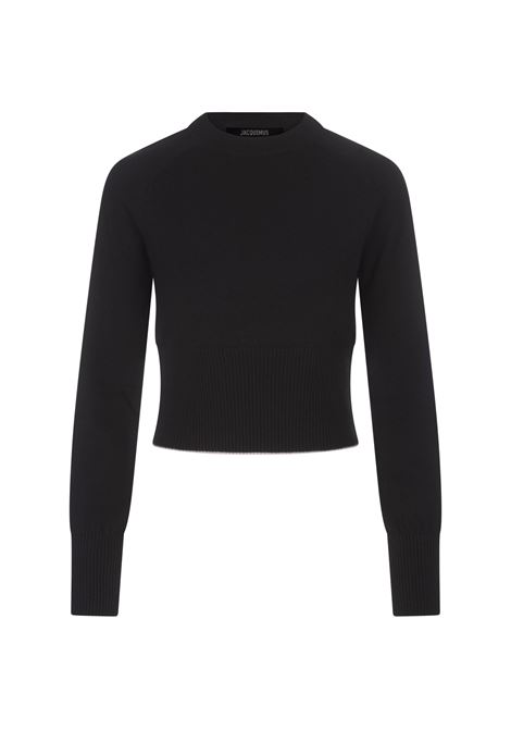 Black La Maille Soglia Sweater JACQUEMUS | 243KN547-2001990