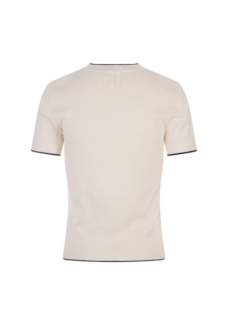 Le T-Shirt Tricot In Off-White JACQUEMUS | 243KN801-2065110