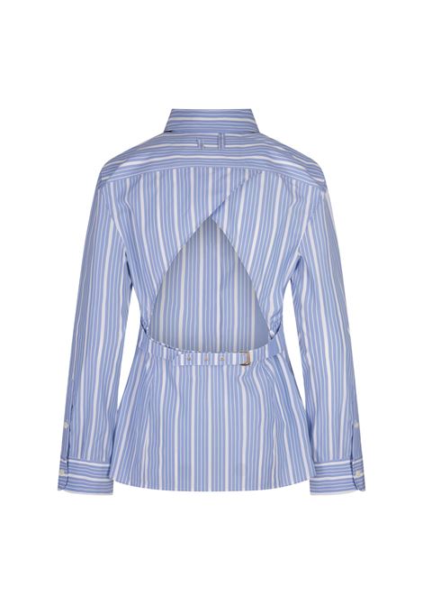 La Chemise De Costume In Blue/White JACQUEMUS | 243SH064-16913EV