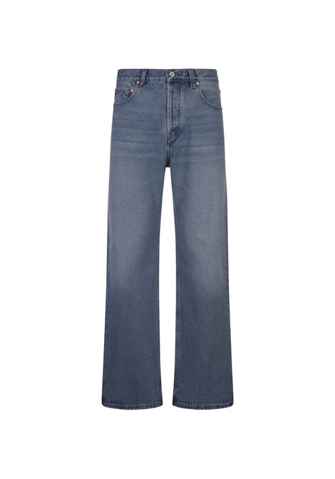Le De Nimes Droit Jeans In Blue JACQUEMUS | 245DE028-151333C