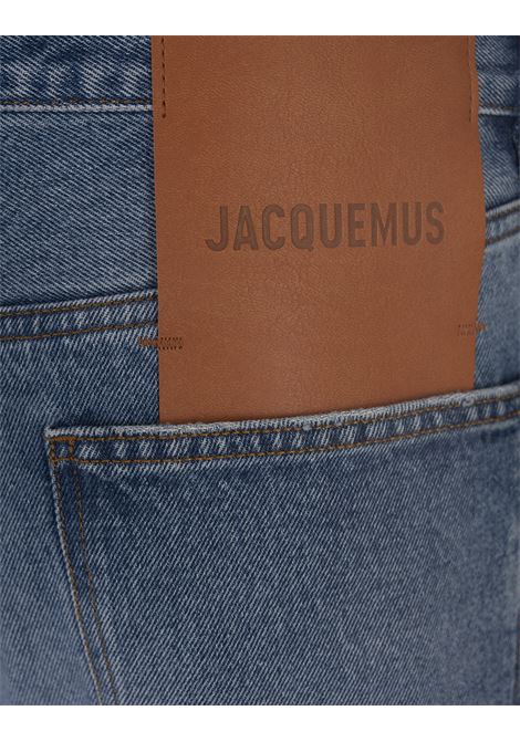 Le De Nimes Droit Jeans In Blue JACQUEMUS | 245DE028-151333C