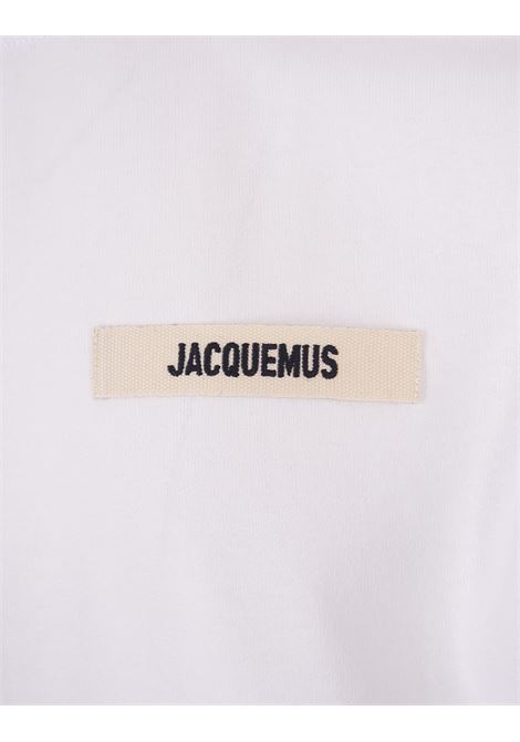 Le T-Shirt Gros Grain In White JACQUEMUS | 245JS208-2125100