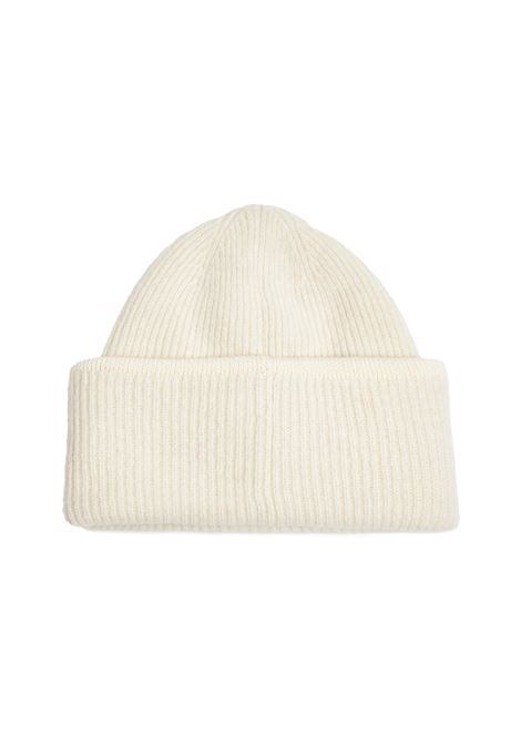 Le Bonnet Grosgrain Beanie In White JACQUEMUS | 246AC666-5217110