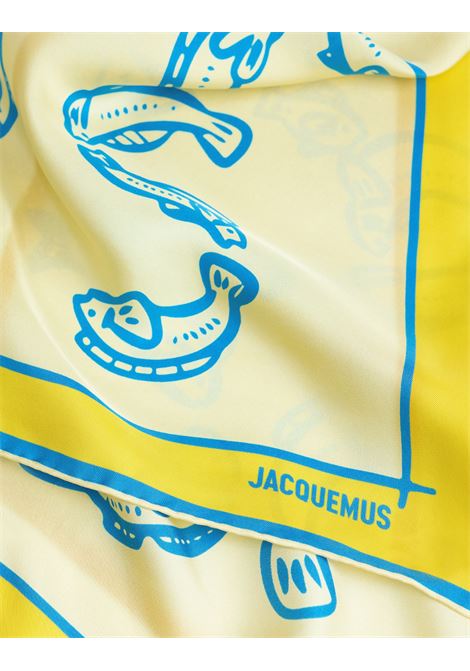 Le Bandana Pesco In Print Capri Fish Yellow JACQUEMUS | 246AC671-50572EI