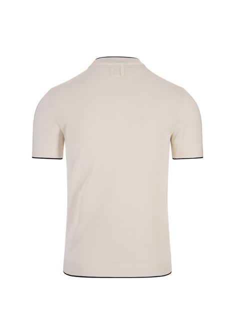 Le T-Shirt Tricot In Off-White JACQUEMUS | 246KN240-2065110