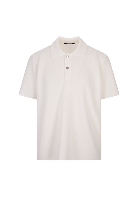 Le Polo Maille Bianca JACQUEMUS | 246KN296-2379110
