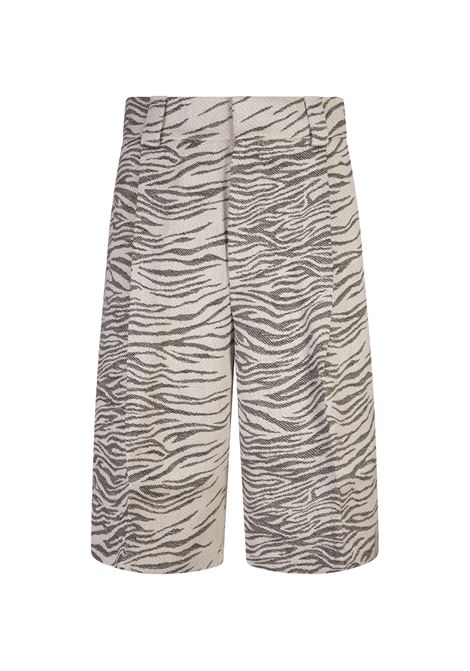 Le Short Navega In Zebra Jacquard  JACQUEMUS | 246PA114-16899BO