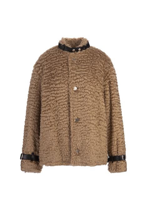 Cappotto Corto In Mohair Gold Earth JIL SANDER | J02AA0165-J40173237