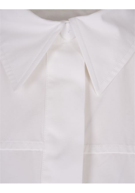 White Poplin Shirt Dress JIL SANDER | J02CT0416-J45002100