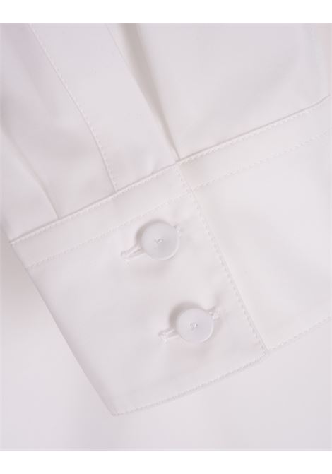 White Poplin Cropped Shirt JIL SANDER | J02DL0205-J45002100