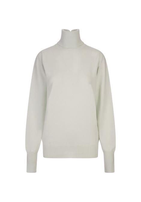 Pale Green Wool Turtleneck Sweater JIL SANDER | J02GP0015-J13201335