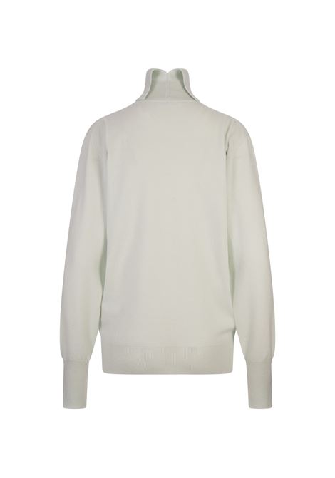 Pale Green Wool Turtleneck Sweater JIL SANDER | J02GP0015-J13201335