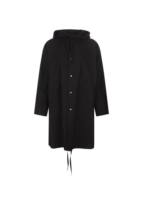 Parka Midi Con Cappuccio Nero JIL SANDER | J04AH0002-J45026001