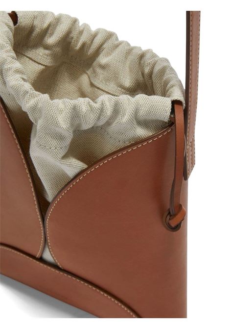 Tan Small Curve Shoulder Bag JIL SANDER | J07WG0082-P7103906