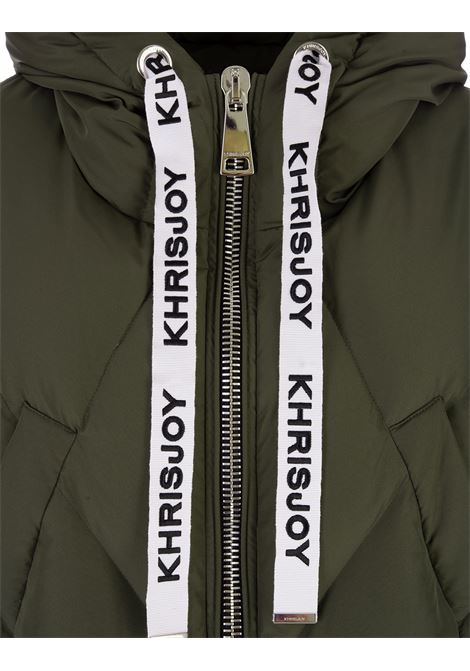 Moss Green Khris Shorty Puffer Jacket KHRISJOY | KWF24R0604-NY0001GRN009