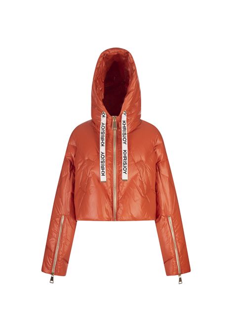 Orange Khris Shorty Puffer Jacket KHRISJOY | KWF24R0604-NY0002BRO054