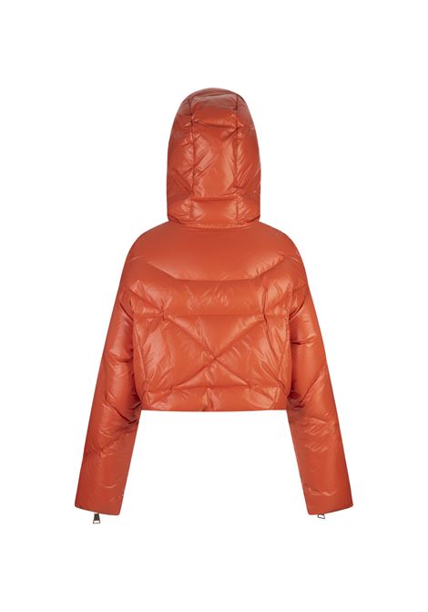 Orange Khris Shorty Puffer Jacket KHRISJOY | KWF24R0604-NY0002BRO054