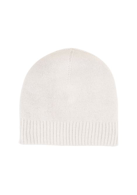 White Cashmere Hat With Logo KITON | UCAPP20K0224F05/001