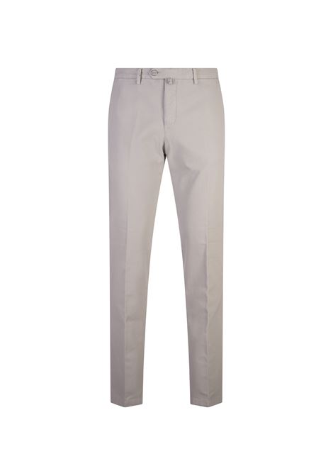 KITON Pantaloni Straight-Leg In Cotone e Cashmere Grigio - KITON