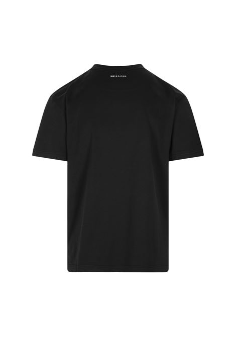 T-Shirt Classica Nera Con Logo Dietro KITON | UMK041108/002