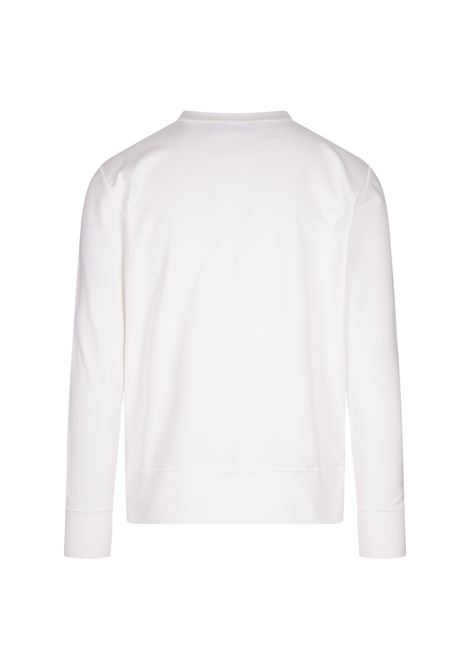 White Crew Neck Sweatshirt With Logo KITON | UMK041201/003