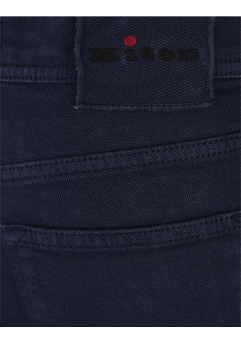 Jeans Slim Fit In Denim Blu Notte KITON | UPNJSMK0112F09/003