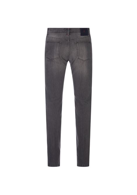 Slim Fit Jeans In Grey Stretch Denim KITON | UPNJSMK0117F01/001