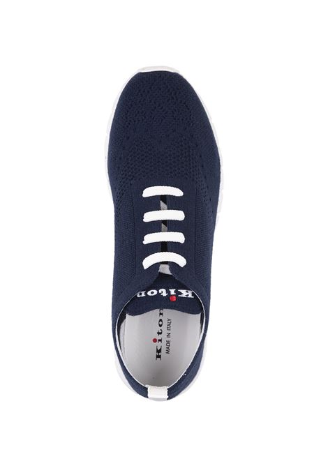 Sneakers Running In Cashmere Blu KITON | USSA099N0084825/003