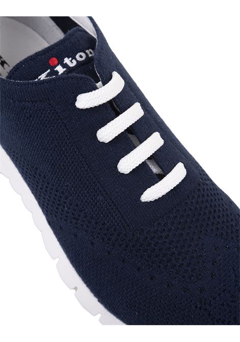 Sneakers Running In Cashmere Blu KITON | USSA099N0084825/003