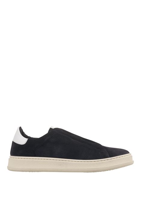 Blue Suede Slip-On Sneakers KITON | USSA203N0110501/003