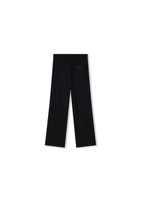 Black Joggers With Curb Motif On Sides LANVIN ENFANT | N3013109B