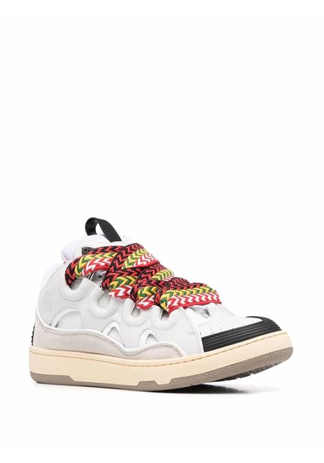 Sneakers Curb In Pelle Bianca LANVIN | FW-SKDK02-DRA2-A2100