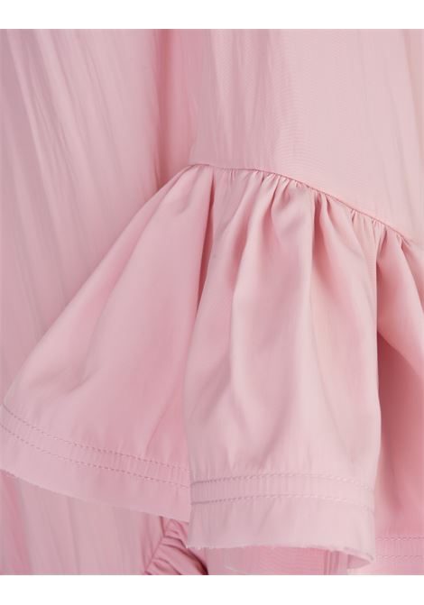 Pink Long Dress With Ruffles LANVIN | RW-DRC035-4778-A2452